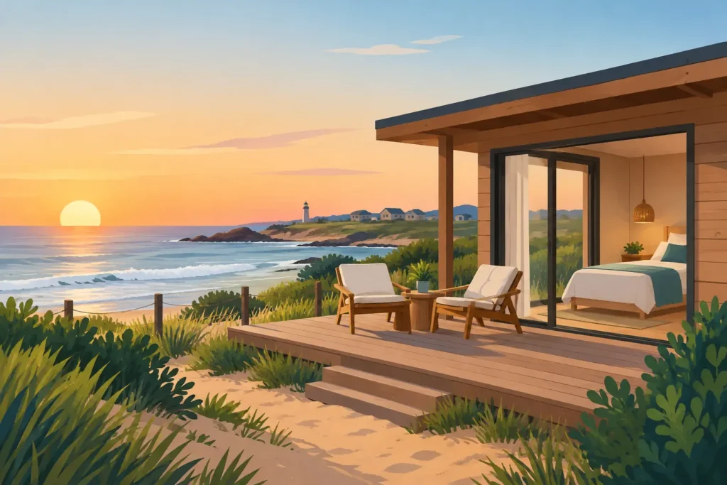 Estudio/cabaña en Punta del Diablo para descansar
